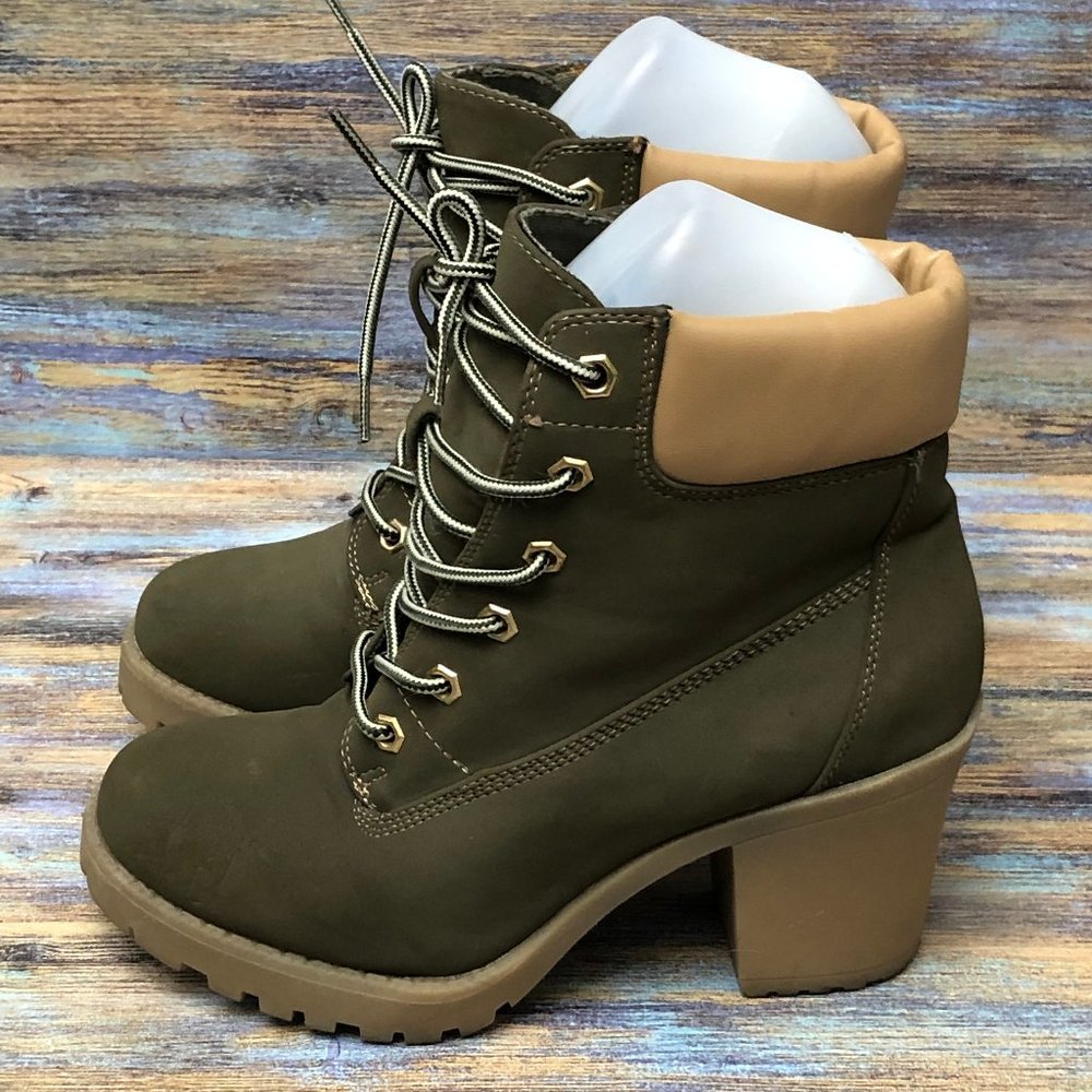 Zigi Soho Kiana Heeled Boots Lace-up Women's Size 6 - Picture 11 of 16